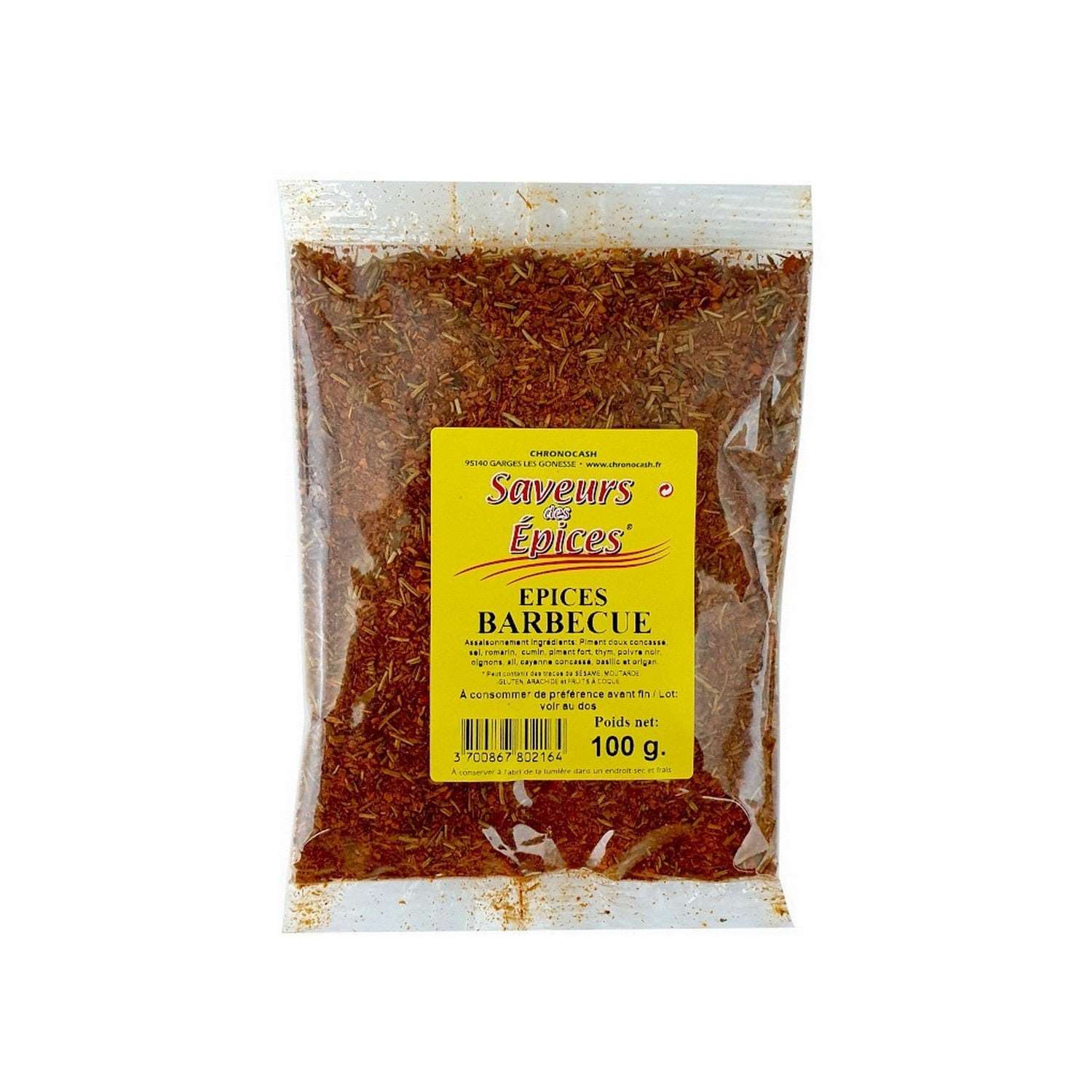 Épices barbecue 100g Saveurs Épices