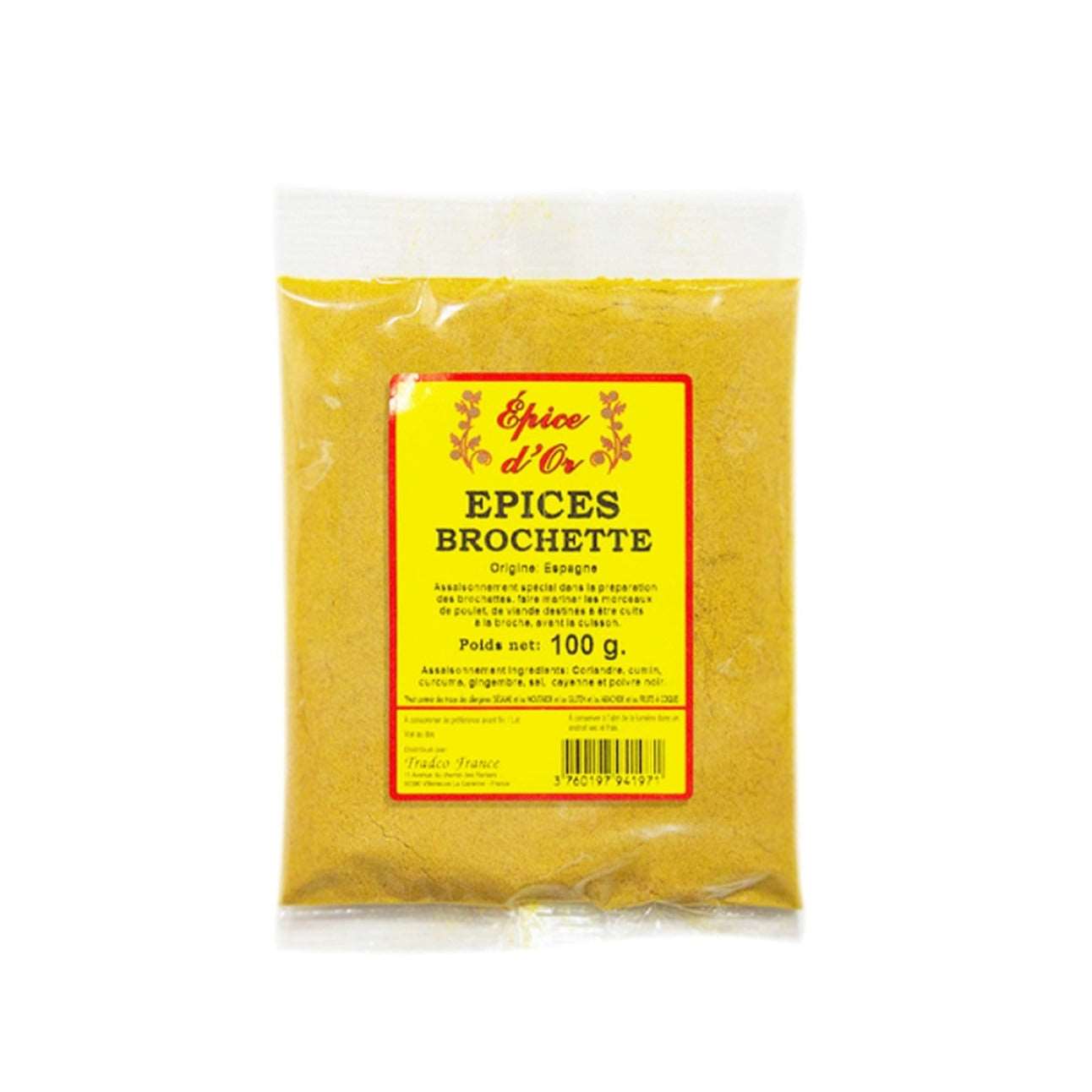 Épices brochette 100g Saveurs Épices