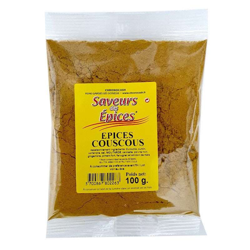 Épices couscous 100g Saveurs Épices