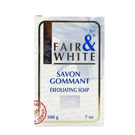 Savon gommant Fair & White 200g pour soin.