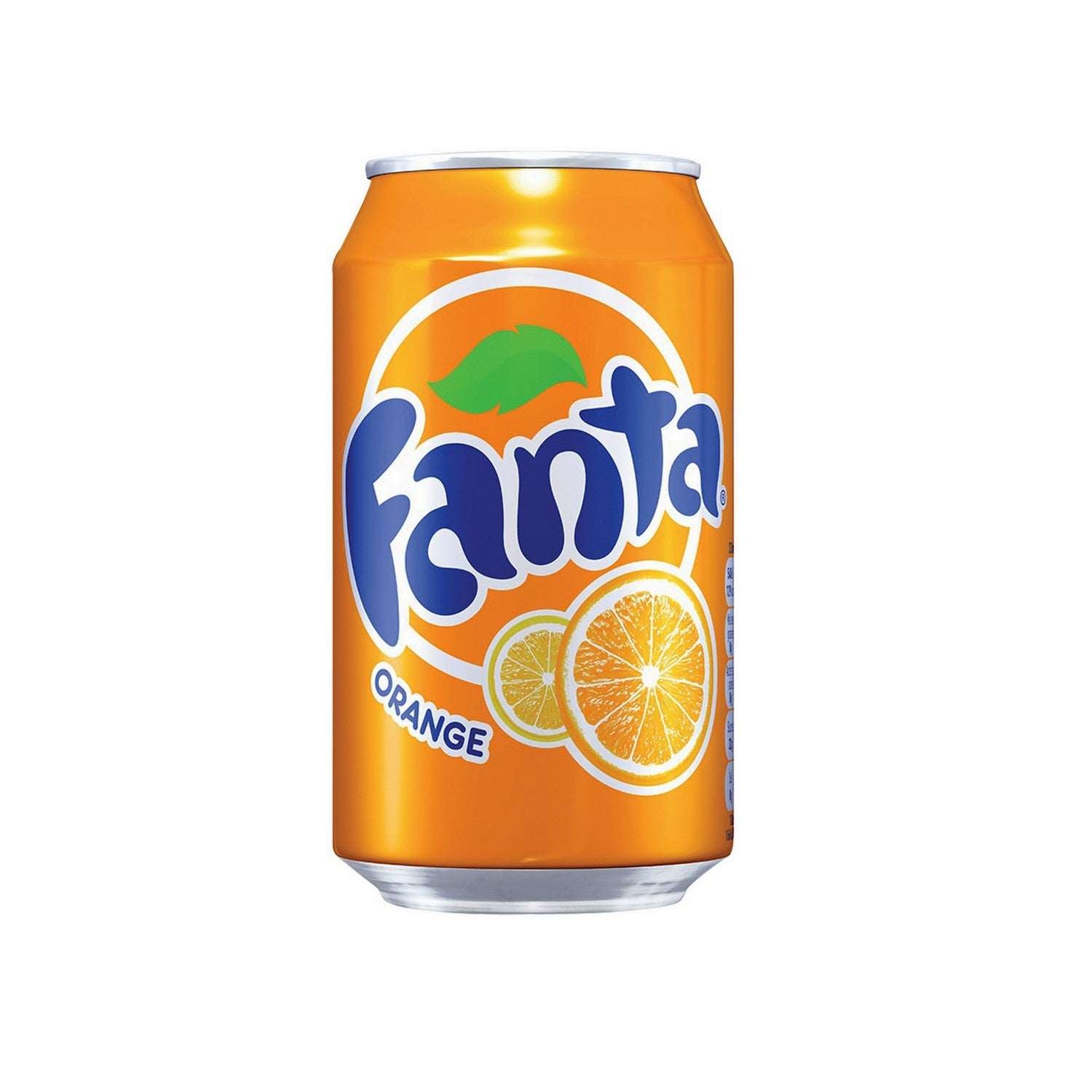 Canette Fanta Orange 33cl, soda rafraîchissant