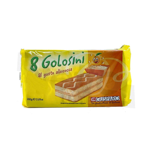 Gâteaux goosini à l'abricot, 200g x 8.