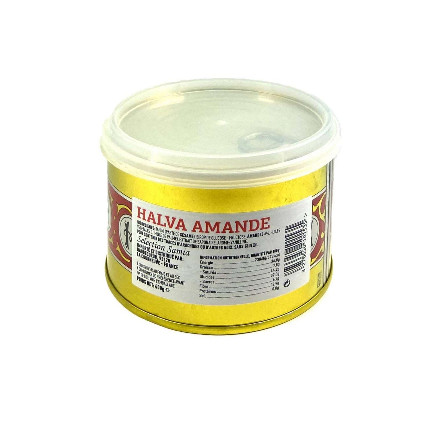 Halva amande 400g, délicieuse douceur sucrée.