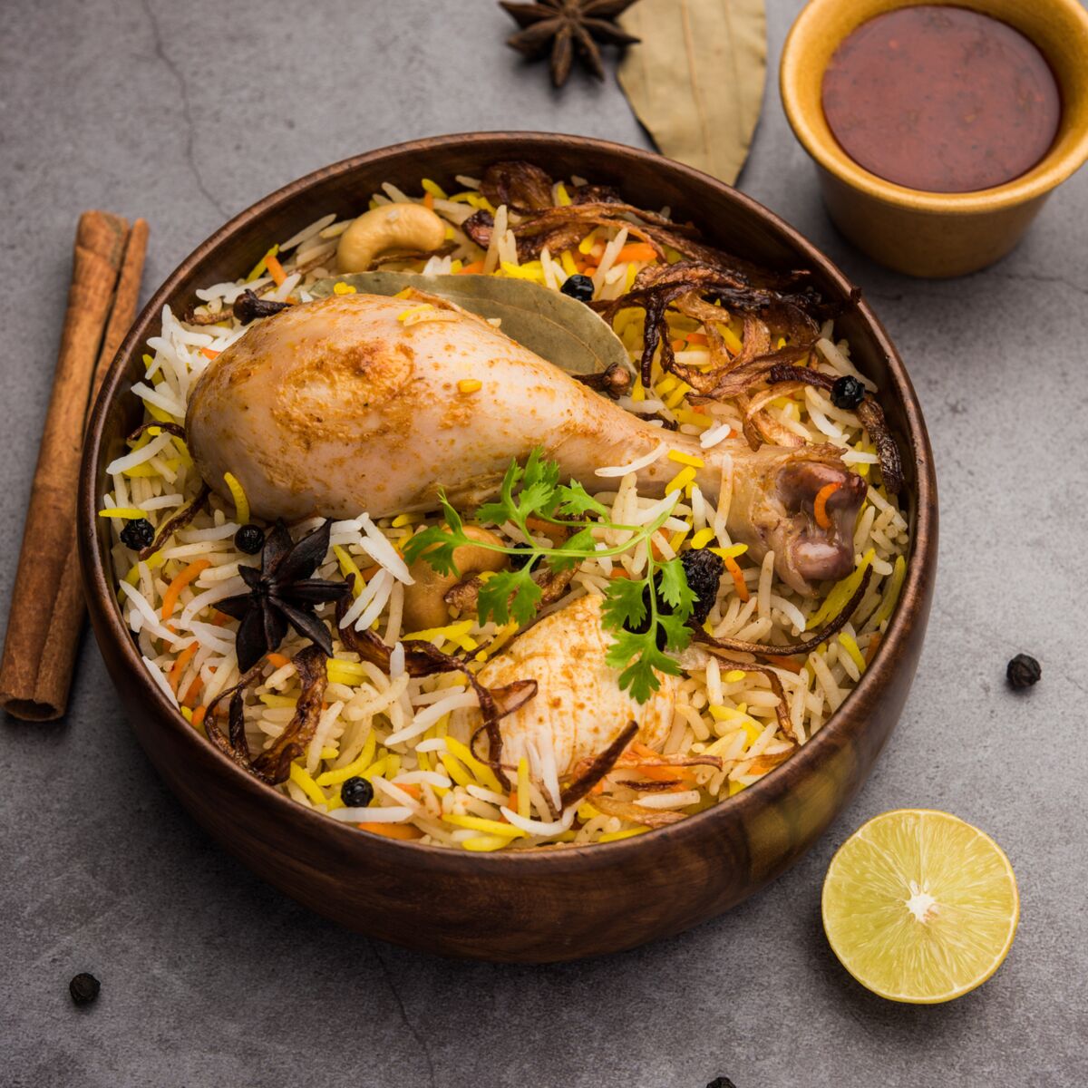 a close up of a plate of food on a table 