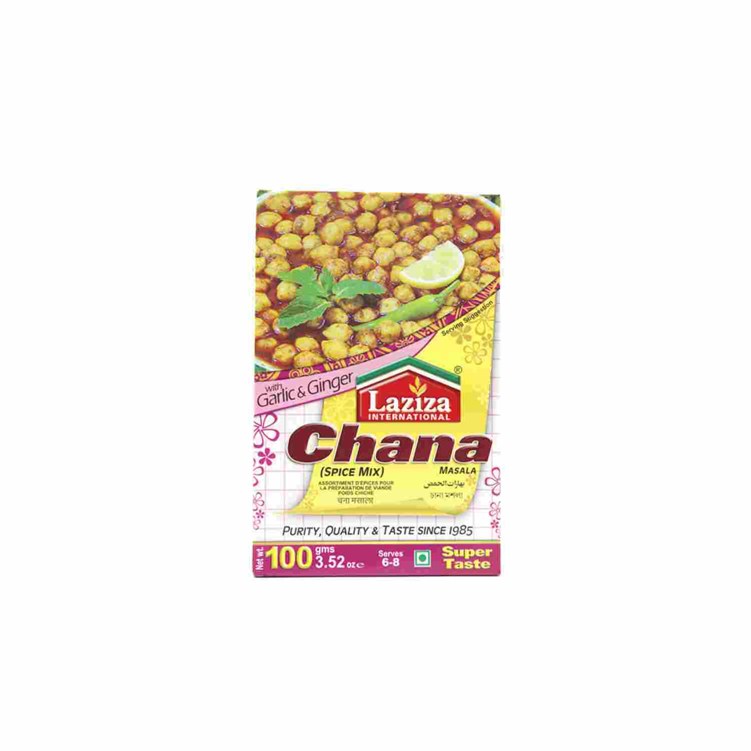 Épice Chana Masala Laziza 100g