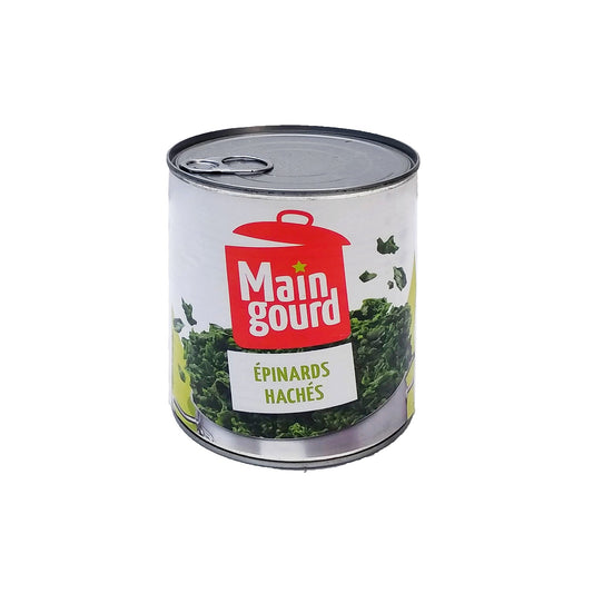 Conserve de gourd épinards hachés 795g