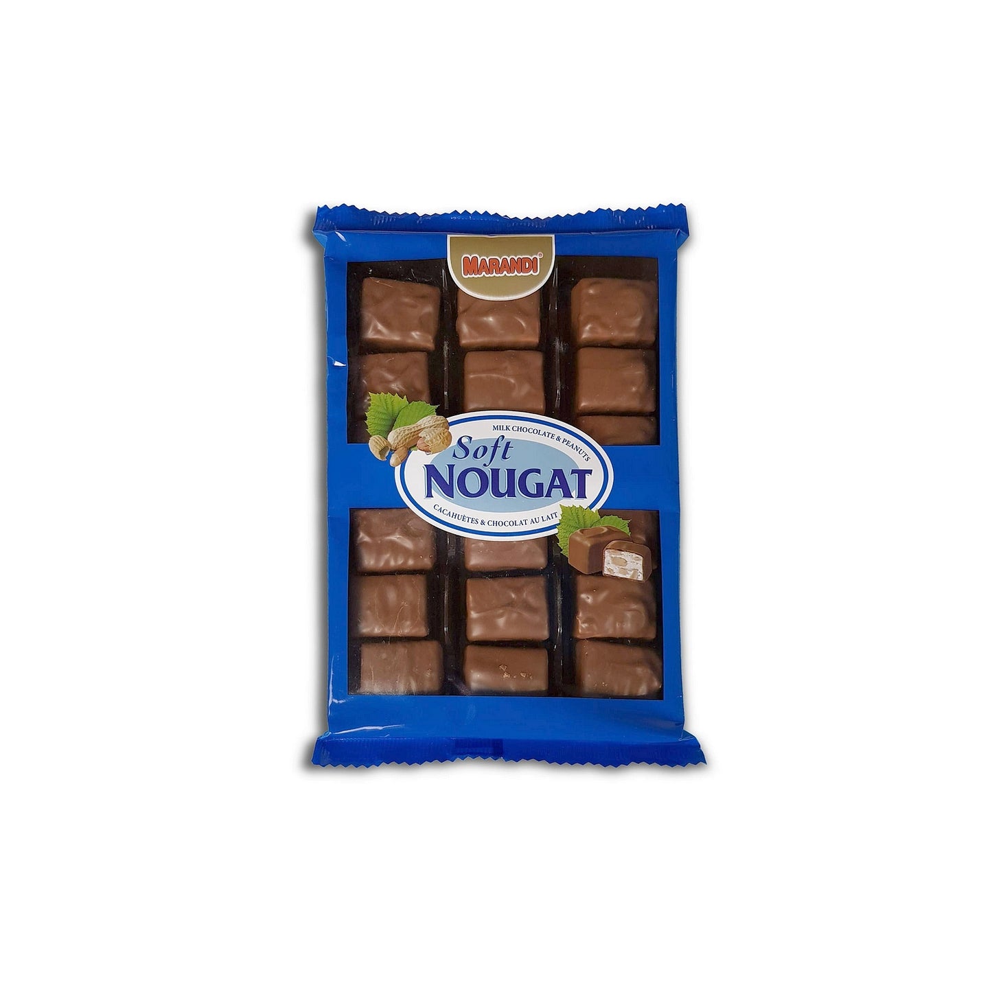 Nougat nappé chocolat savoureux 180g