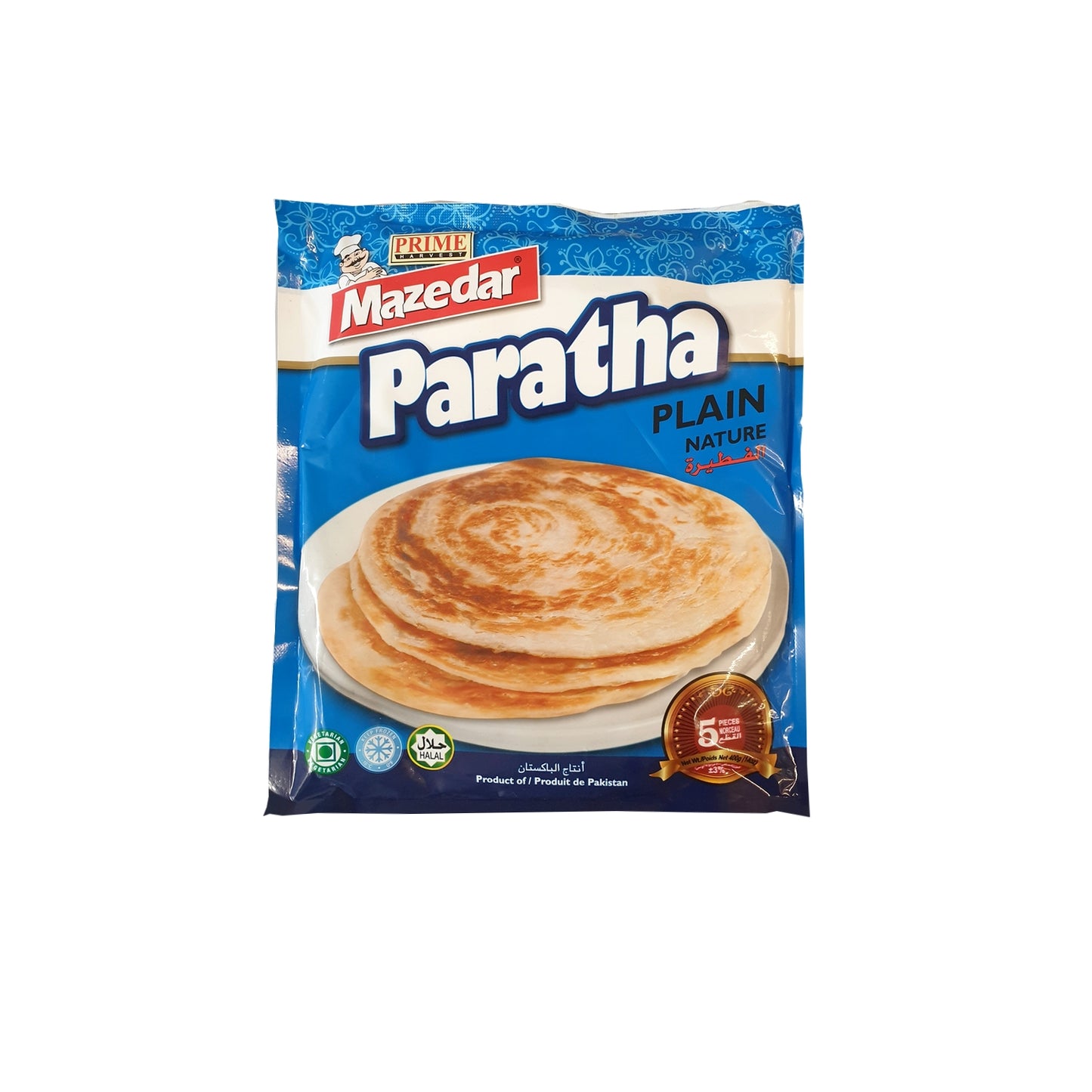 PAIN INDIEN MAZEDAR PARATHA 400G 5PCS