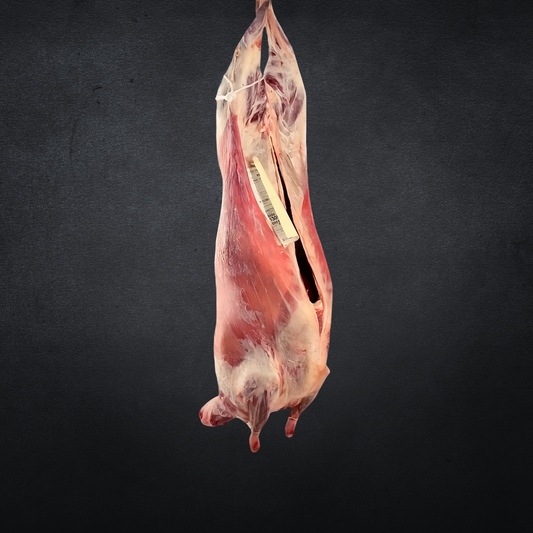 carcasse de mouton entier halal comprenant le gigot l'épaule, le collier, les côtes, la poitrine, expédié sous vide avec ChronoFresh