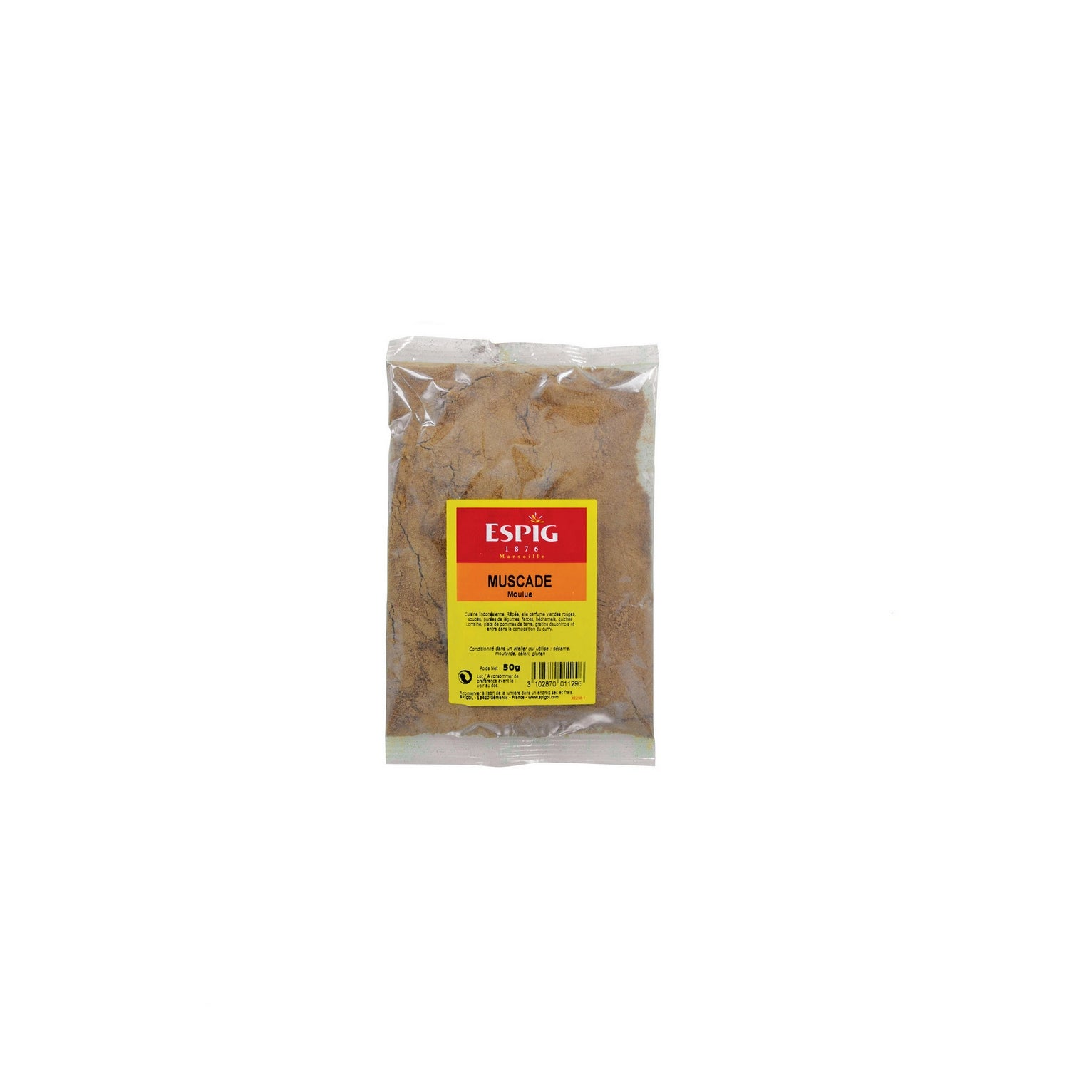 noix de muscade moulue espig 50g