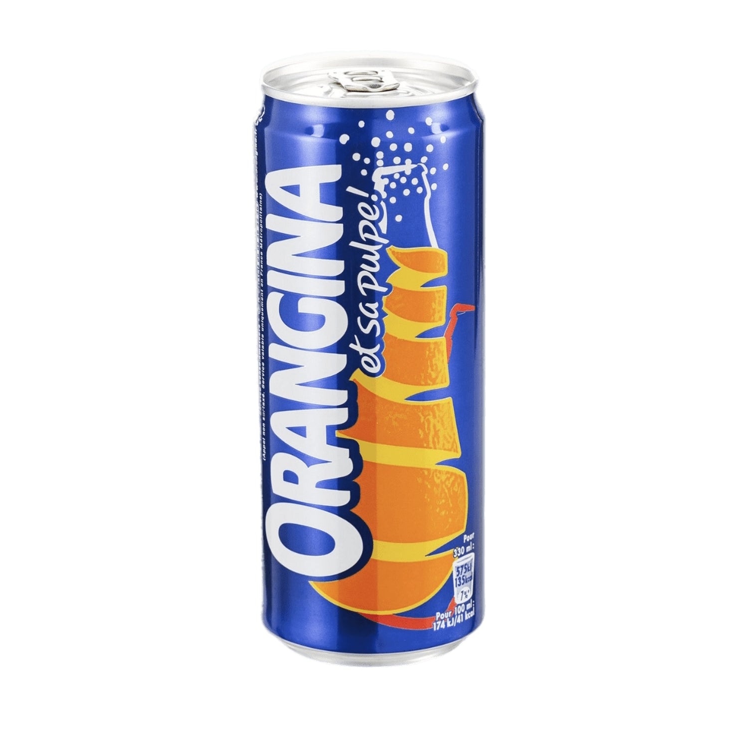 Canette de sodas Orangina Original 33CL