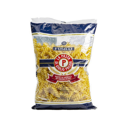 Fusilli PAGANI 500g, pâtes italiennes de qualité