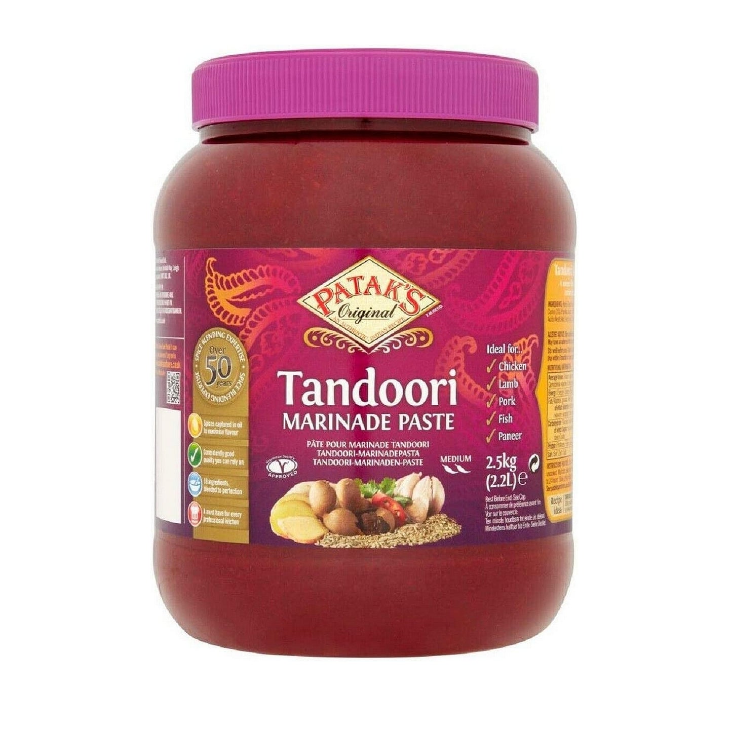 Patak's Tandoori marinade paste medium 2.5kg