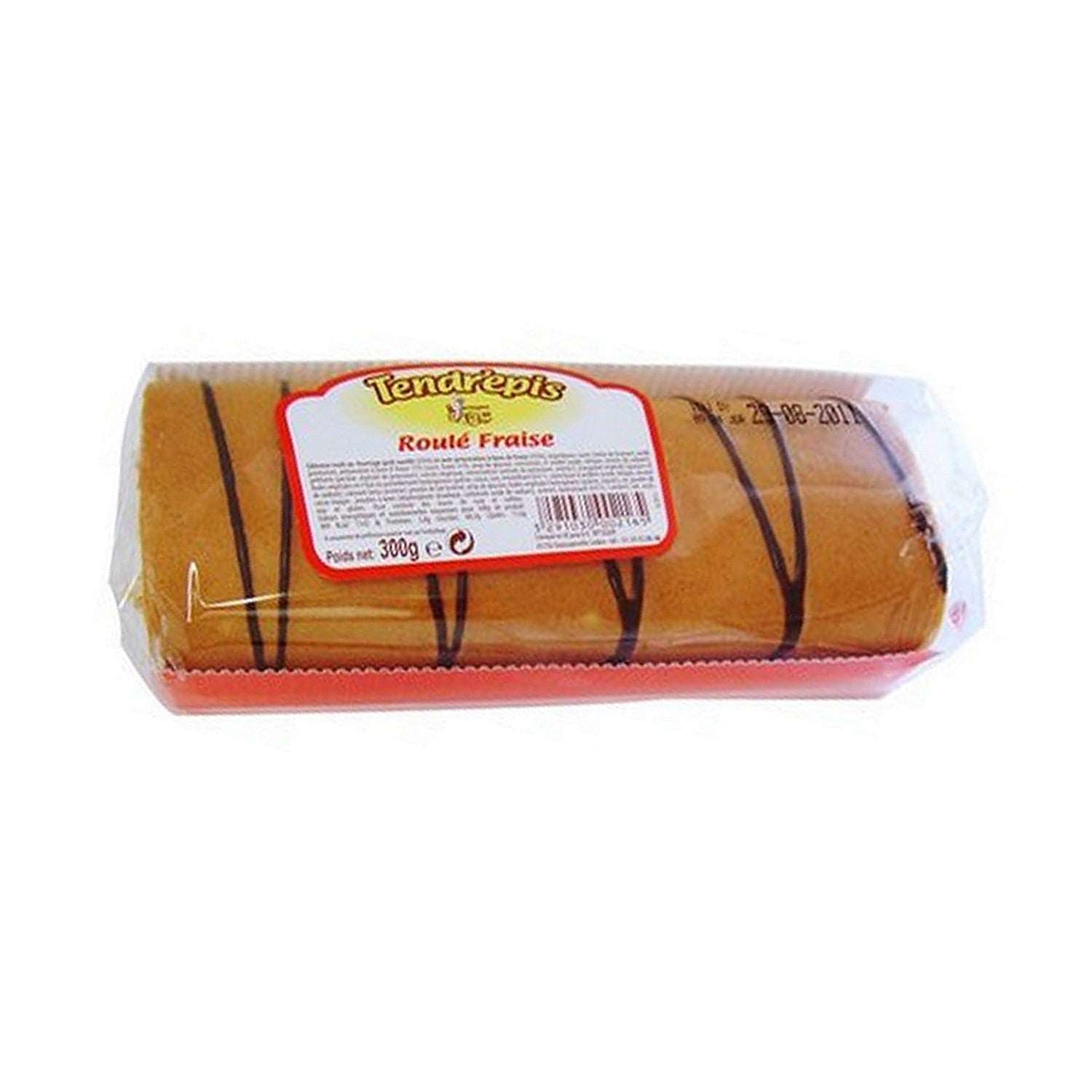 Gâteau roulé fraise tendre 300g