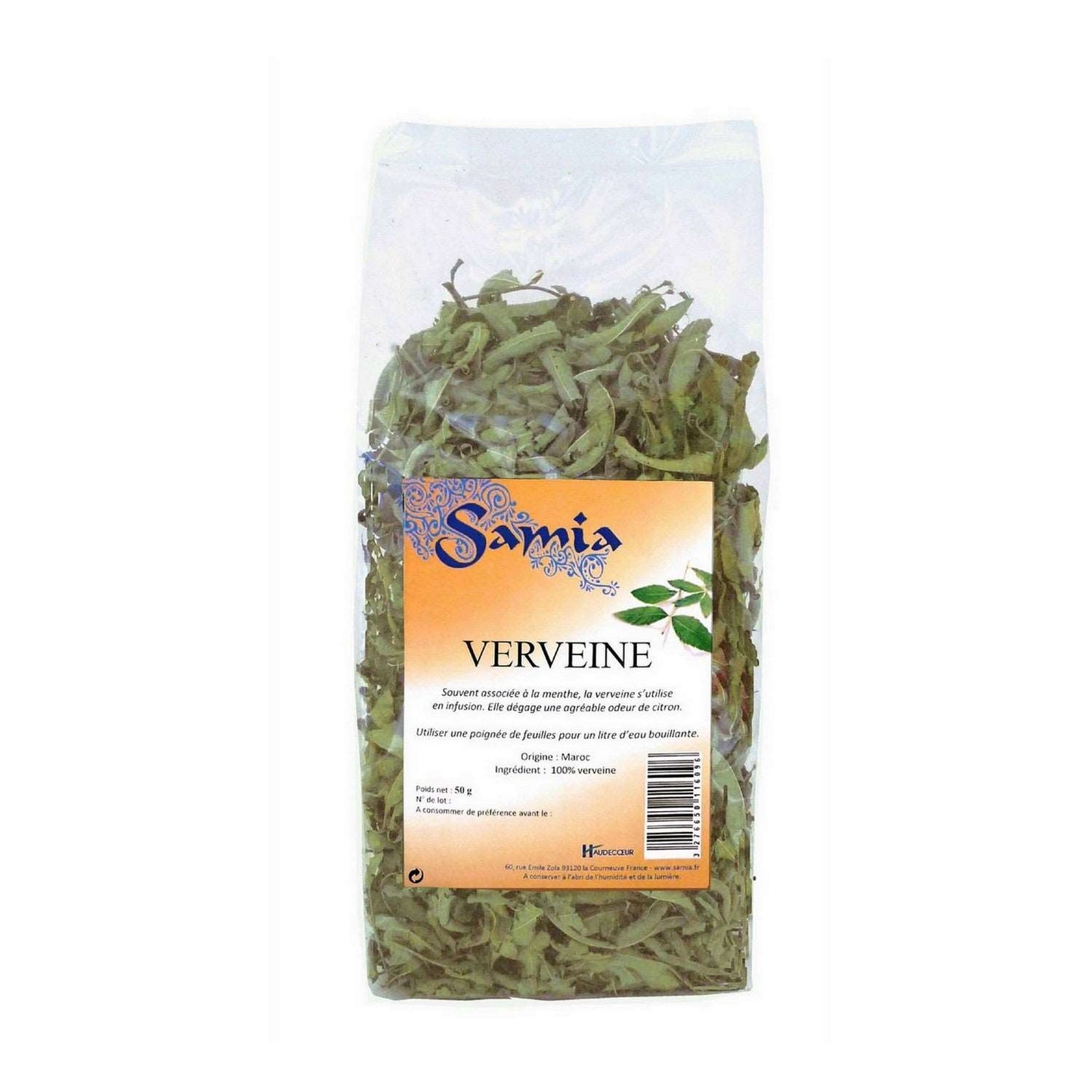 Feuilles de verveine séchées 50 g Samia