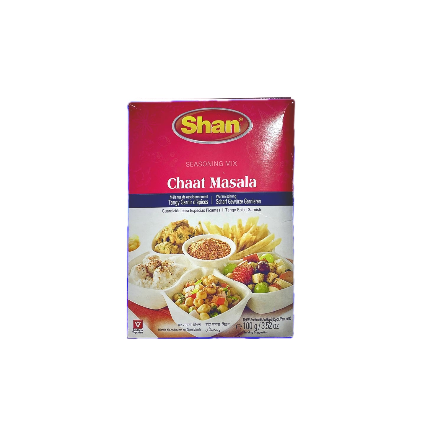 SHAN CHAAT MASALA 60G épices indiennes parfumées