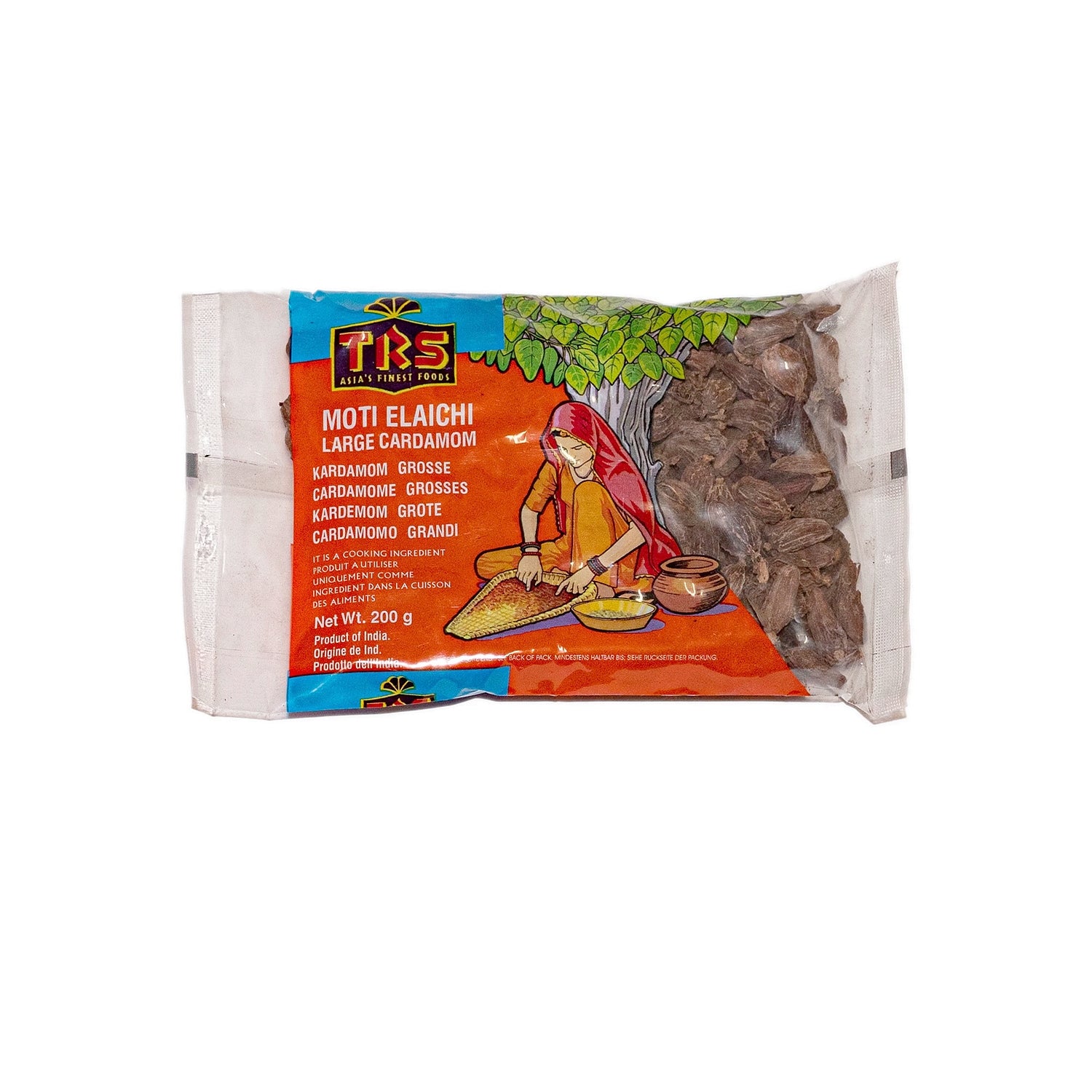 TRS Black Cardamom Moti Elaichi 200g épices