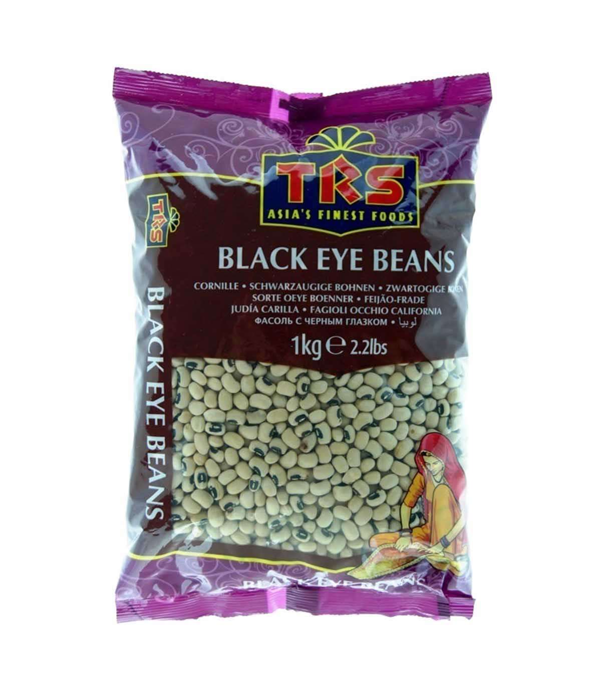 Haricots BLACK EYE BEANS TRS 1KG, ingrédient essentiel pour recettes exotiques, qualité exceptionnelle, livraison rapide, cuisine savoureuse