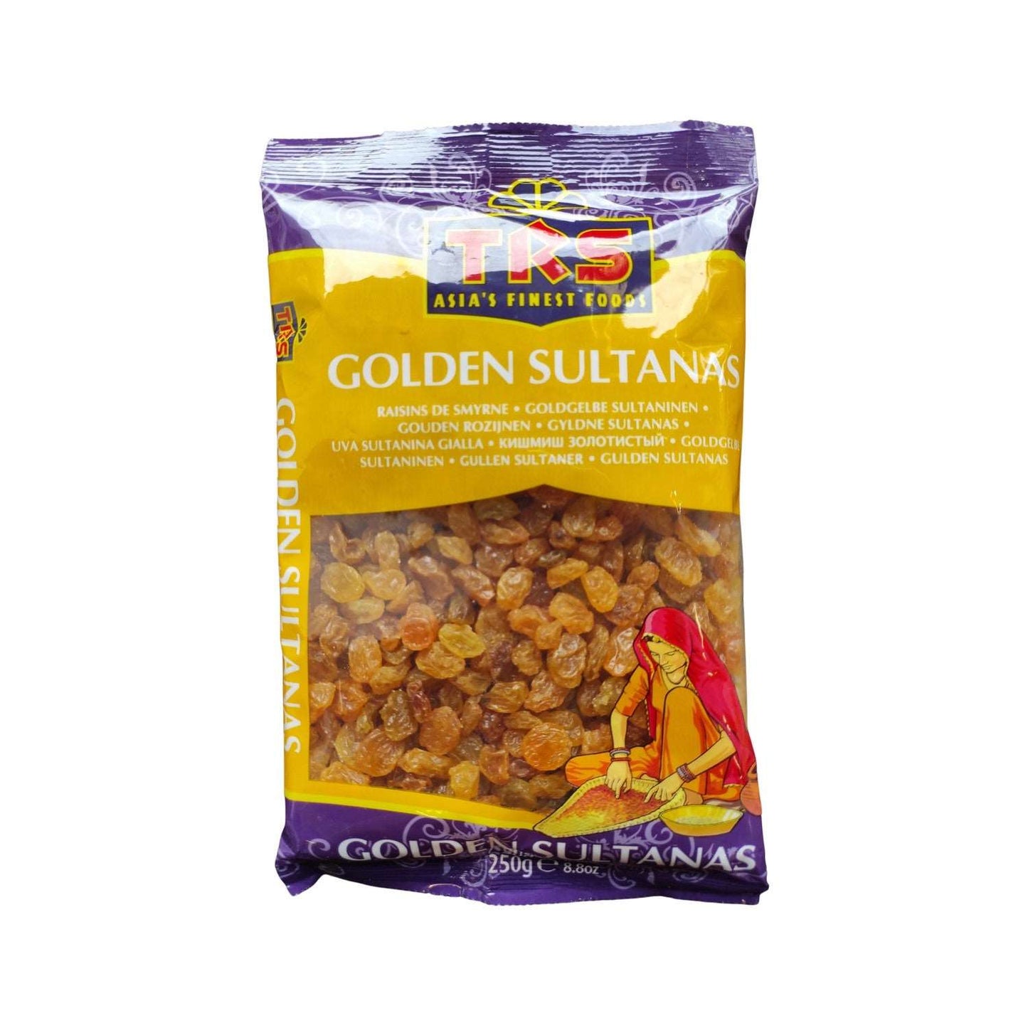 Golden Sultanas TRS 250g, fruits secs naturels