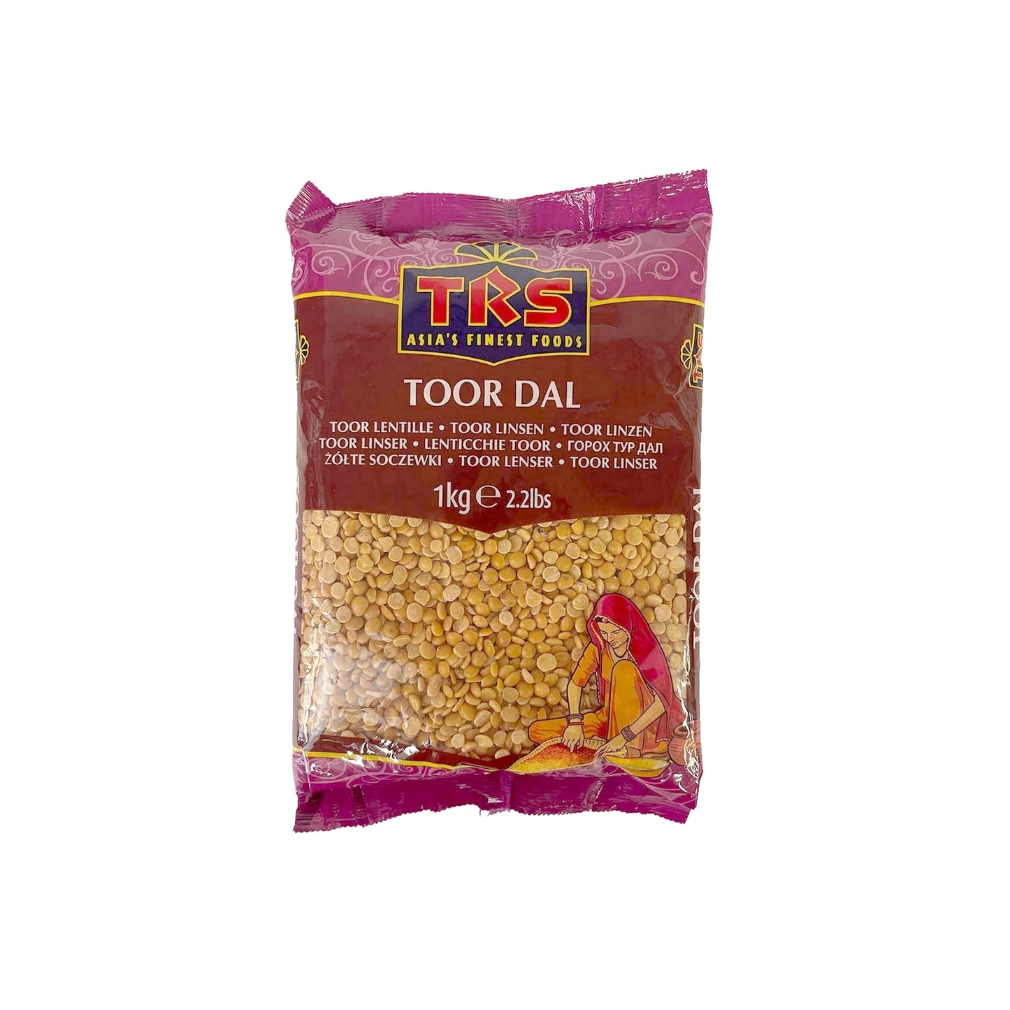 Toor Daal TRS 1kg - Légumineuses santé