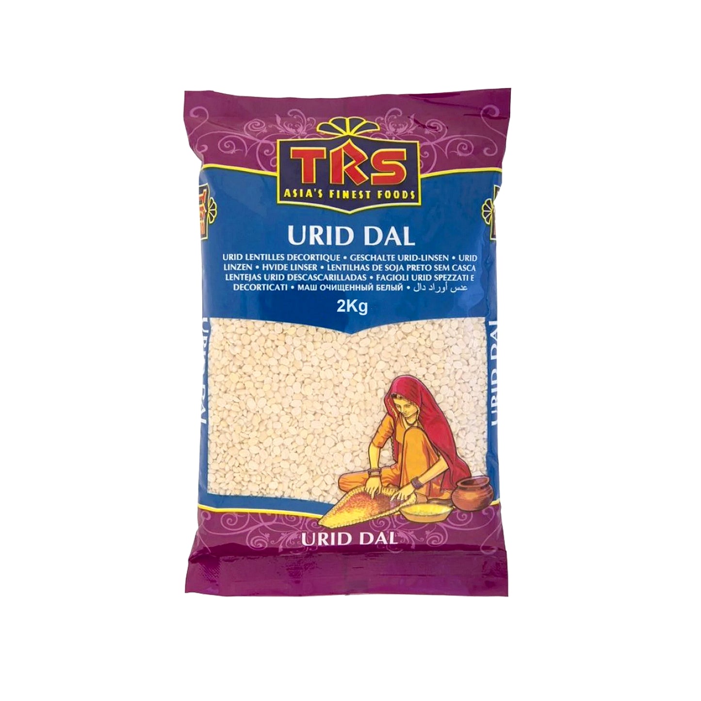 URID DAL lavé 2kg - légumineuses nutritives