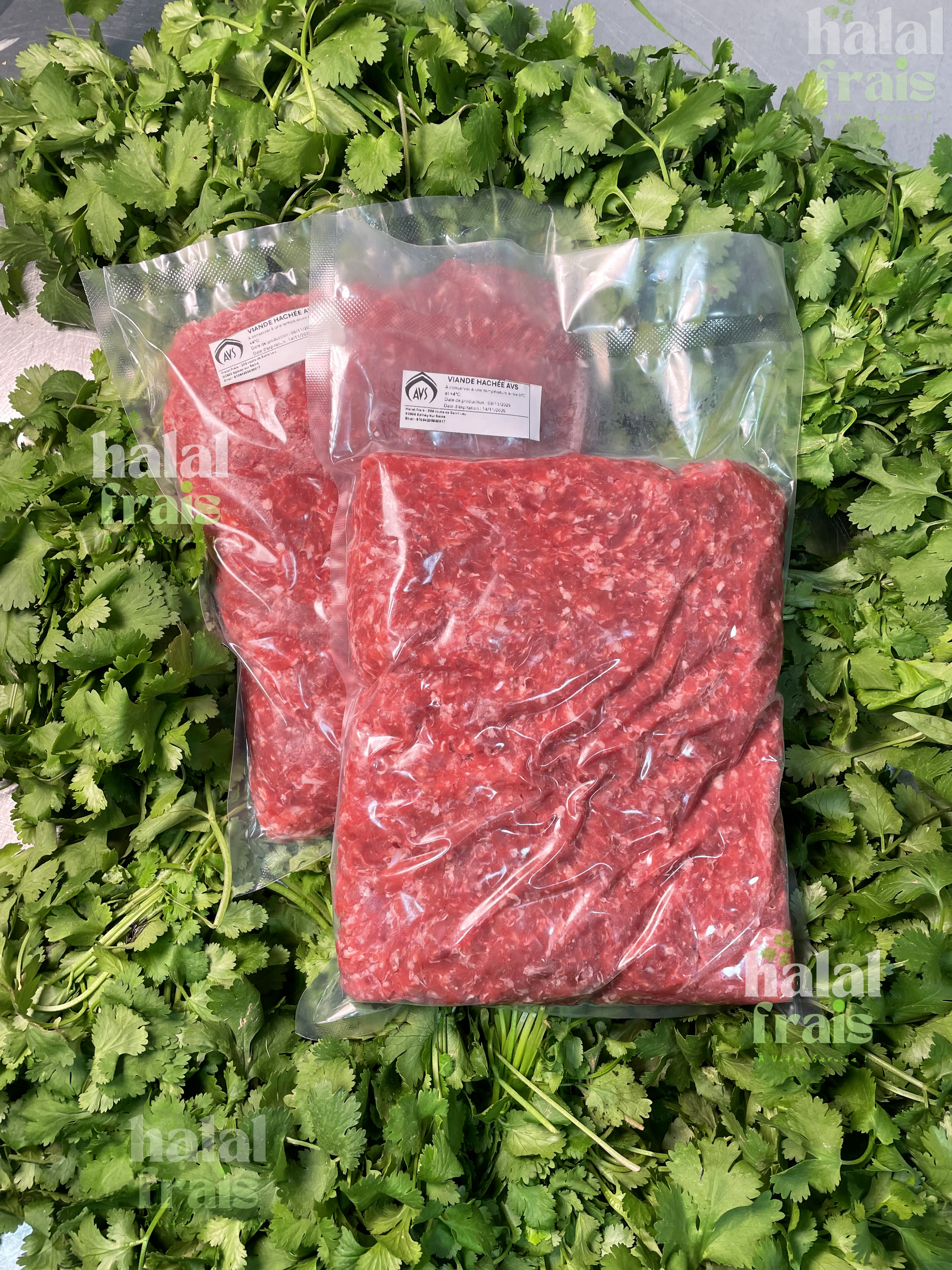 viande-hachee-halal-frais-avs-achahada-sachet-sous-vide-halal-frais livraison chronofresh
