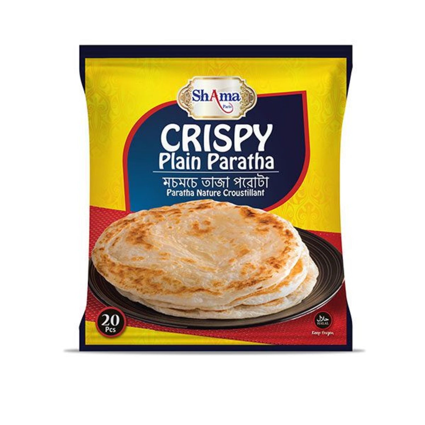 Pack de 20 Shama Paratha nature