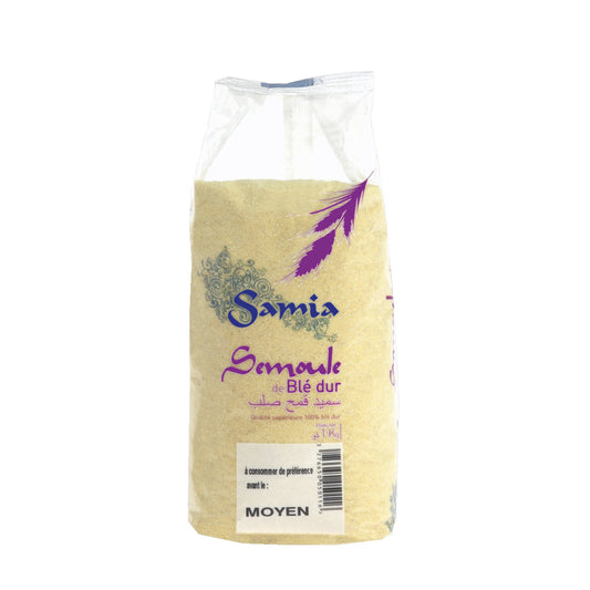Semoule de blé moyenne 1kg emballage