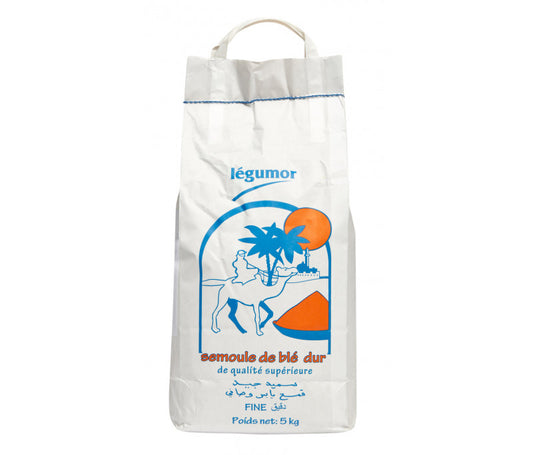 Semoule de blé fine Legumor 5kg emballage