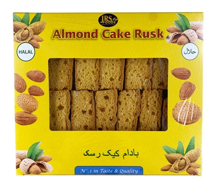 Almond Cake Rusk, Biscuits aux amandes, Biscuits croustillants, Rusk aux amandes, Gâteau aux amandes, Biscuits secs, Almond biscotti, Snack aux amandes, Produits de boulangerie JRS, Biscuits JRS.