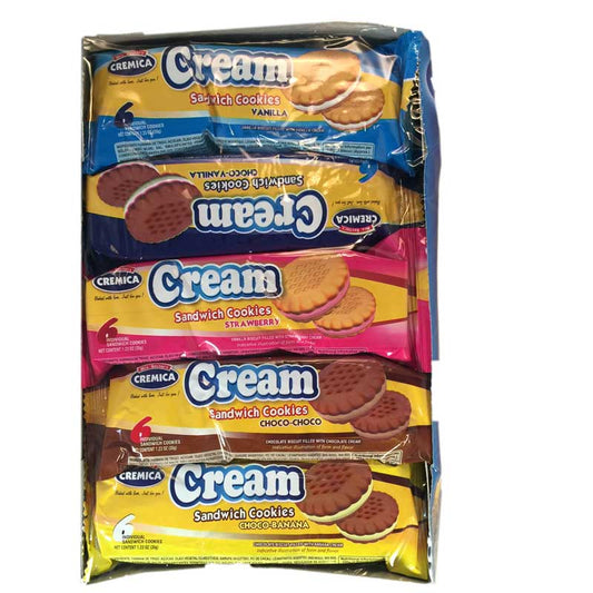 Cookies CREMICA CREAM 10 x 6 emballage.