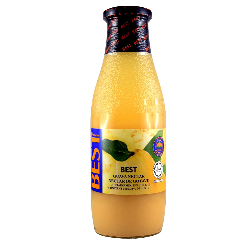 BEST Jus de Goyave en Bouteille 1L frais et exotique