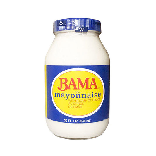 BAMA Mayonnaise 946ml idéale pour plats, crémeuse et douce, produits frais, polyvalente, livraison rapide, cuisine halal