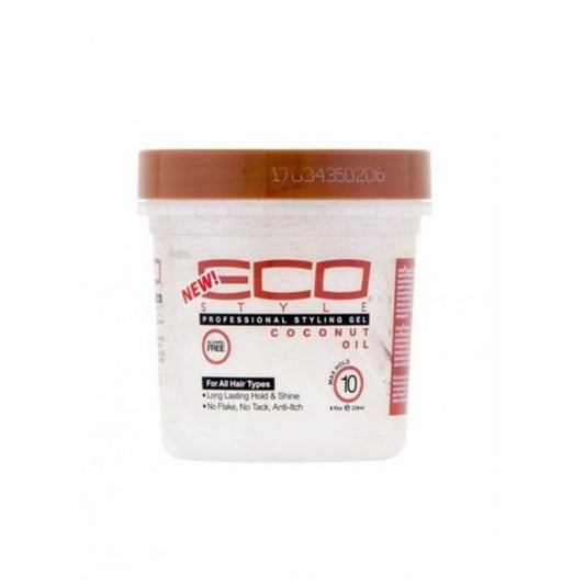 Éco Gel Huile de Coco 236ml soins cheveux