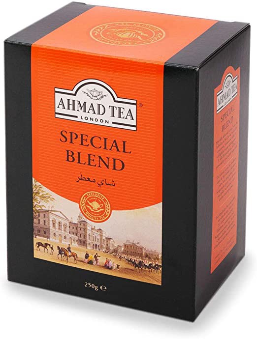 AHMED TEA SPECIAL BLEND 250G - Mélange de thé raffiné pour amateurs exigeants, arômes riches et saveurs profondes, livraison rapide, idéal moments de détente.