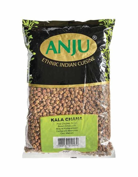 Pois chiches noirs premium ANJU KALA CHANA 1KG pour recettes traditionnelles et modernes, texture unique, saveur authentique, produits frais, livraison rapide.