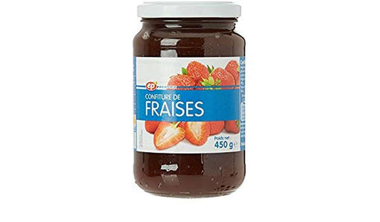 Confiture de fraises EP 450g petit déjeuner