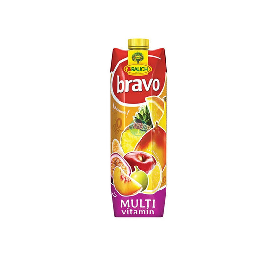 Jus multifruits Bravo 1L, boisson fruitée