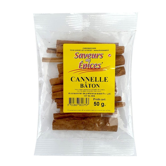 Cannelle en bâton Cannelle de qualité Épices Saveurs des Épices Cannelle 50g Cannelle de Ceylan Produits d'épicerie Cannelle authentique Épices de qualité supérieure Cannelle pour cuisine Cannelle pour pâtisserie