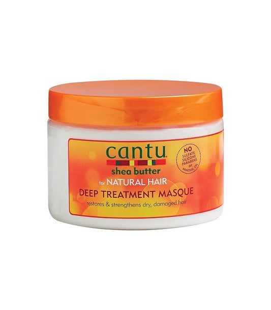 Masque de traitement en profondeur Cantu, Cantu Deep Treatment Masque, Soin intensif des cheveux Cantu, Masque capillaire nourrissant Cantu, Réparation capillaire Cantu, Hydratation intense des cheveux, Revitalisation capillaire en profondeur, Masque capillaire pour cheveux abîmés, Masque sans sulfates Cantu, Masque végétalien Cantu.