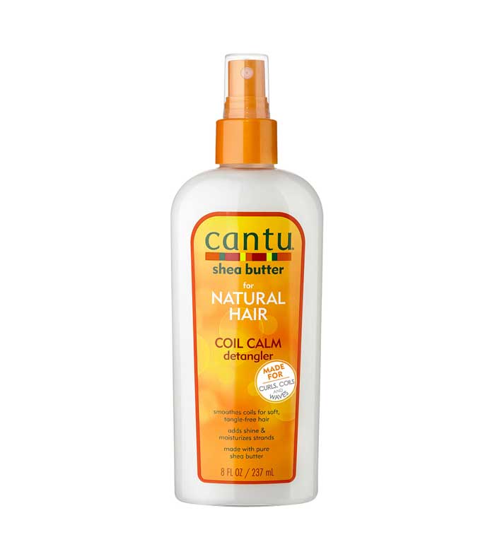 Démêlant Cantu Coil Calm 237ml pour boucles définies, cheveux crépus, hydratation profonde, soin capillaire naturel, livraison rapide.