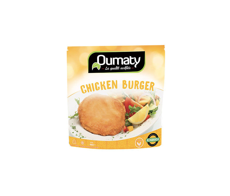 Burger de poulet surgelé Oumaty 800g