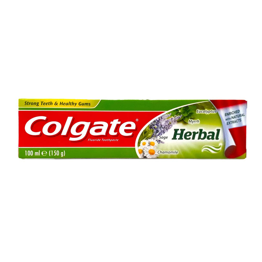 Tube de dentifrice Colgate Herbal 100ml aux extraits d'herbes naturelles pour hygiène bucco-dentaire, haleine fraîche et prévention des caries