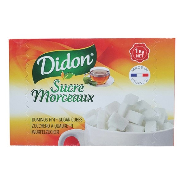 Didon sucre en morceaux 1kg, aides sucrées