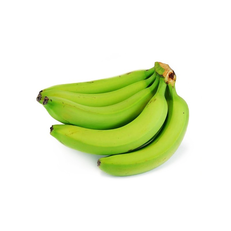 Banane verte fraîche 1kg pour cuisiner, frire ou bouillir, livraison rapide, produit de qualité supérieure.