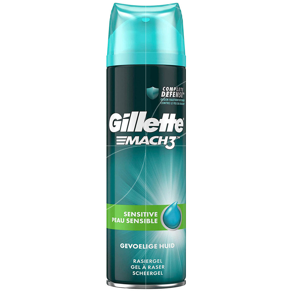 Gilette Mach3 mousse sensitive pour soins visage