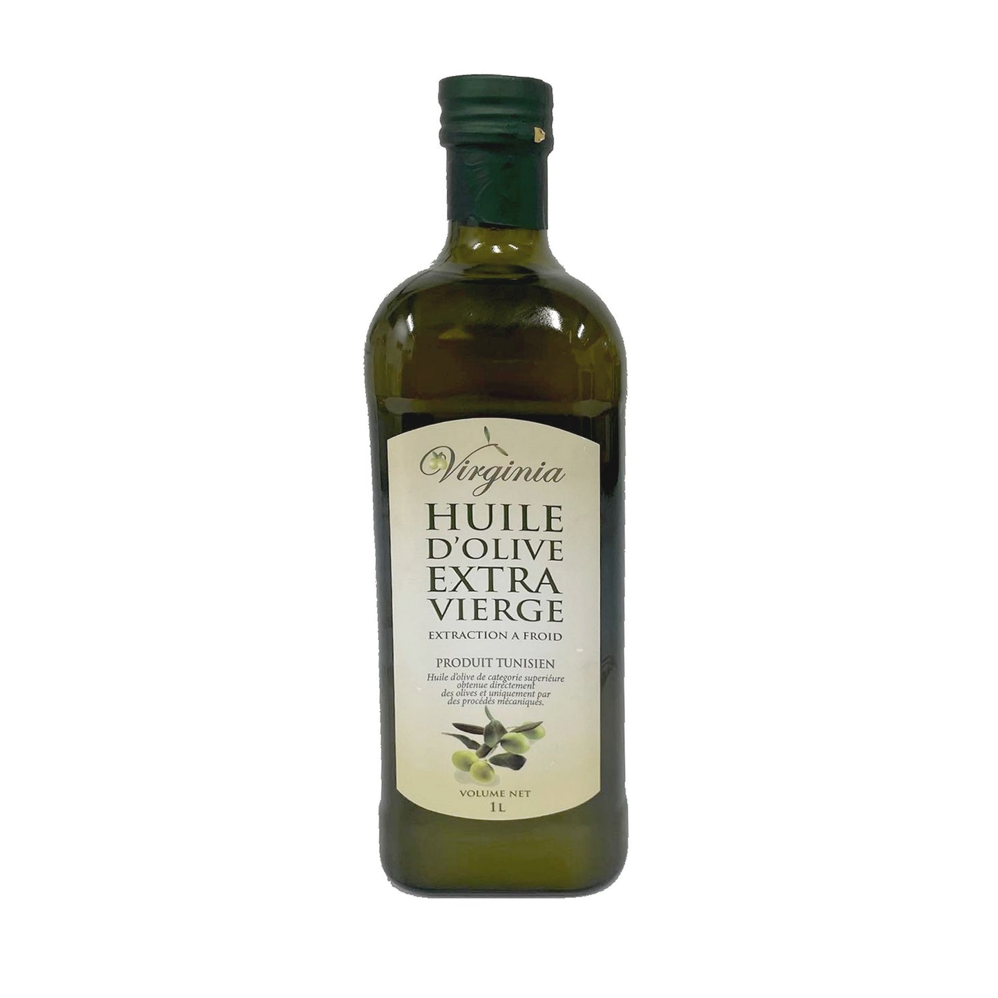 Huile d'olive extra vierge 1L bouteille