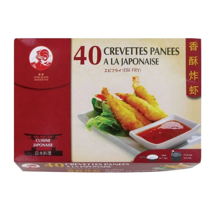 Crevettes panées surgelées 1kg délicieuses