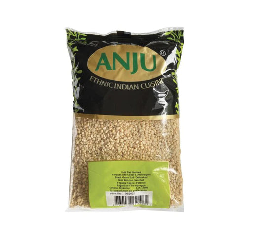 Anju Urid Dal Washed 1KG, légume sec sain pour cuisine indienne, riche en protéines et fibres, livraison rapide produits frais.