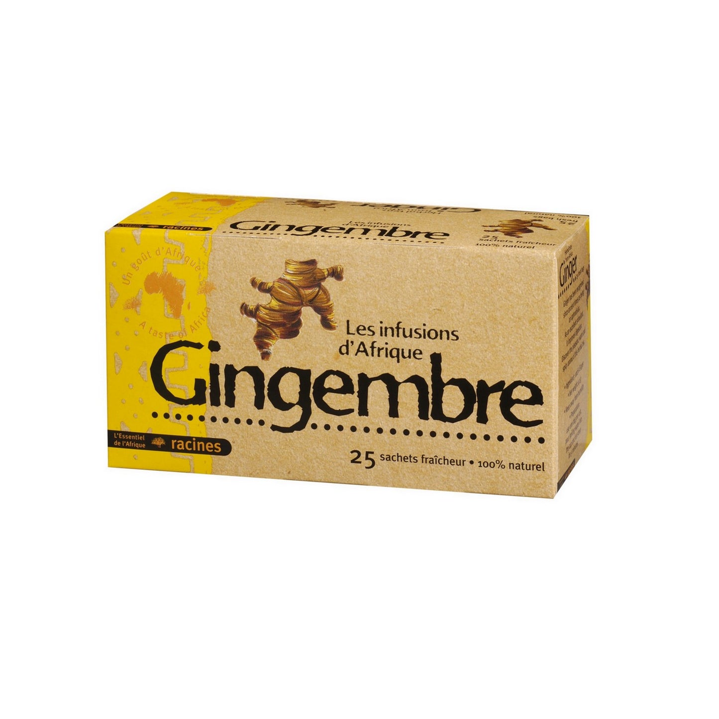 Infusion gingembre racines sachets 25x40g